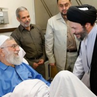 عيادة العلماء والشخصيات للإمام الخامنئي حفظه الله في المستشفى